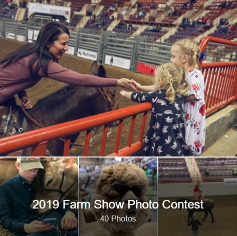 FarmShowComplex's tweet photo. Voting for the 2019 #PAFarmShow Photo Contest is underway! Head over to the Pennsylvania Farm Show Facebook page to vote for your favorites, voting is open through Friday, March 1 at 12 PM.
#PAFS19 https://t.co/EeW3u835ce