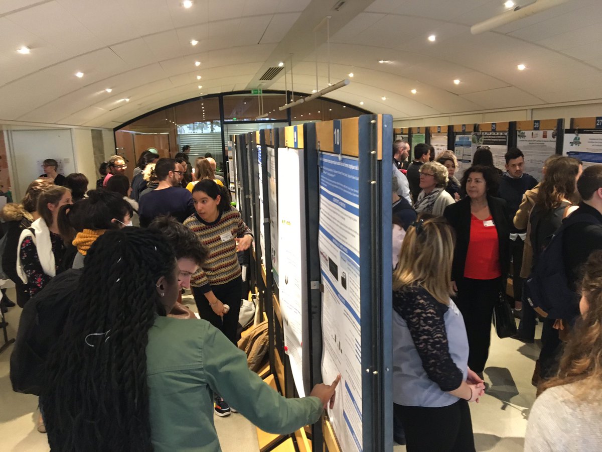 vaincrelamuco's tweet photo. [#CFJC2019] C’est parti pour la session Posters à l’@institutpasteur : 28 projets de #recherche sont présentés &amp; 2 prix seront attribués en fin de journée ! 🤗🏆 https://t.co/3QIzZDvx7a