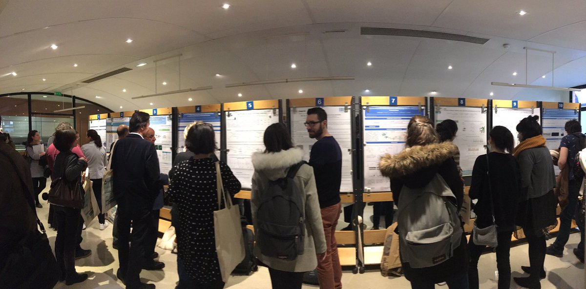 vaincrelamuco's tweet photo. [#CFJC2019] C’est parti pour la session Posters à l’@institutpasteur : 28 projets de #recherche sont présentés &amp; 2 prix seront attribués en fin de journée ! 🤗🏆 https://t.co/3QIzZDvx7a