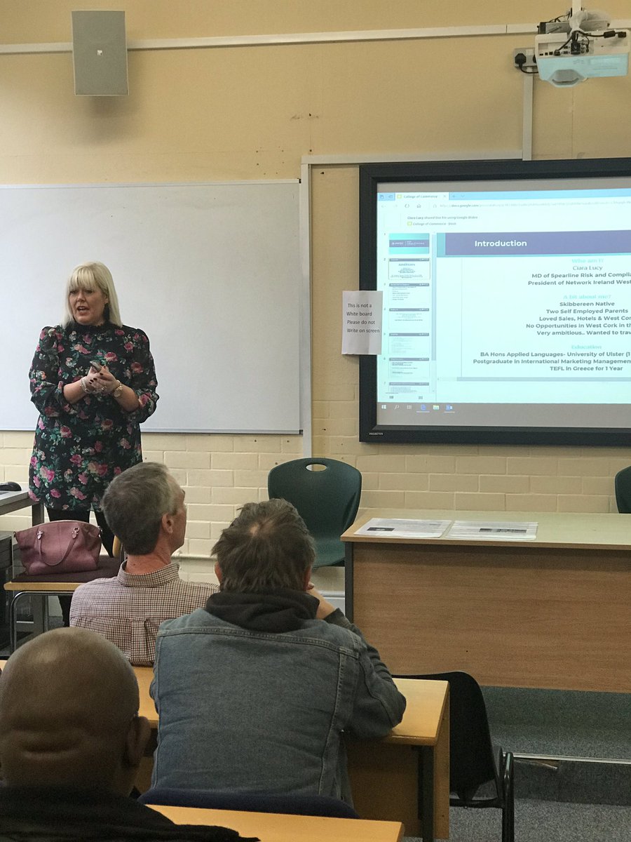 CorkCollege's tweet photo. Enterprise Day thanks Ciara Lucy @Spearline_GDPR Tracey Ryan@biabeautytracey Jack Cuthbert @cuthbertsbakery George Bulman @rubiconcentre https://t.co/zFuuyMvsHM