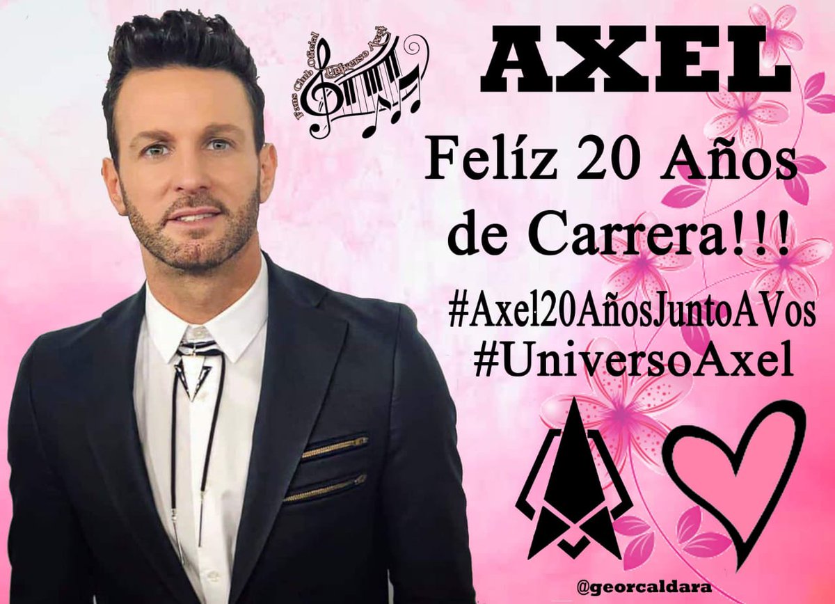 unalocaxelmundo's tweet photo. #Axel
#20AñosDeCarrera
#LaClaveParaConquistarte
#MiFormaDeAmar
#Hoy
#Amo
#Universo
#UnNuevoSol
#TusOjosMisOjos
#Ser
#TeAmo
#Axel20AñosJuntoAVos #UniversoAxel
@AxelOficial
@UniversoAxelMza @_UniversoAxel_ https://t.co/46IPFcbTSM