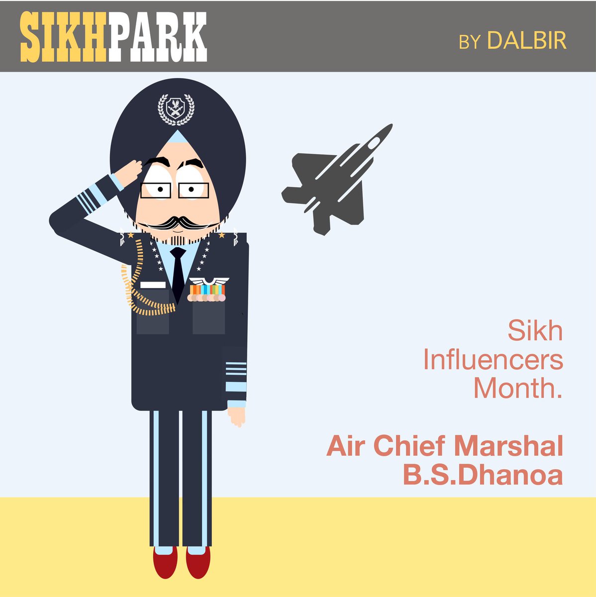 SikhPark's tweet photo. 🙏🏼 You make us proud Air Chief Marshal B.S.Dhanoa and #IndianAirfoce . 🇮🇳✈️🙏🏼 #SurgicalStrike2 #BSDhanoa https://t.co/Xn62mRzBcw
