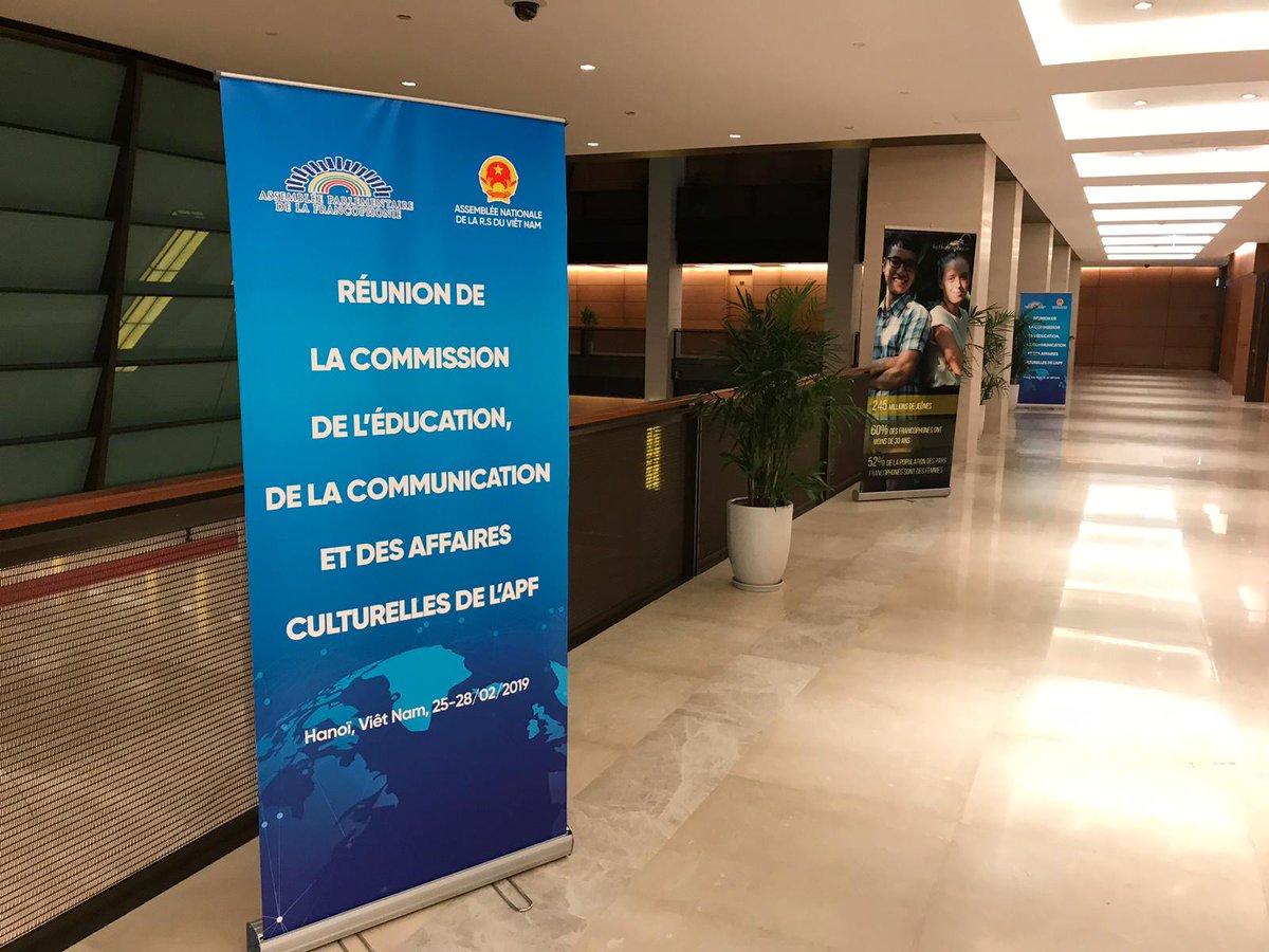 APFfrancophonie's tweet photo. La #mobilité étudiante et l’utilisation du #numérique : thèmes centraux de la réunion de la #CECAC à #Hanoi. Adoption d'une #déclaration sur l'importance de promouvoir la #mobilité étudiante @berberatdidier : https://t.co/RCVnxaV4Gm https://t.co/PRR3INSrr4
