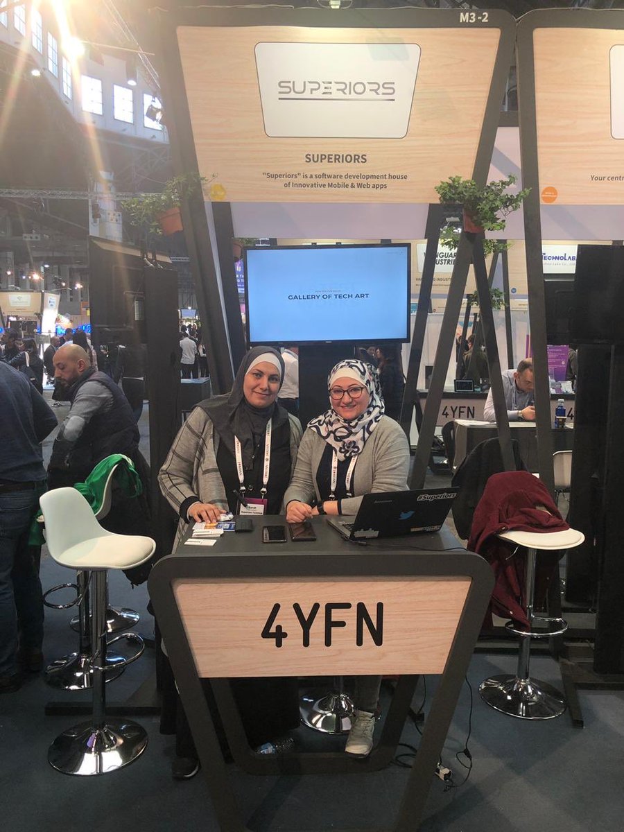startupjo's tweet photo. Superiors TechHub is a software development house founded in 2016 to provide high quality mobile technology solutions that drive innovation. Come and visit them at #4YFN19 Hall M8 Stand M3.2 @SuperiorsTechH1 @intajICTJO @ZINCJordan @ZainJo #WeCanJo #MWCJO #MWC19 #startups #Jo https://t.co/iBxRToX031