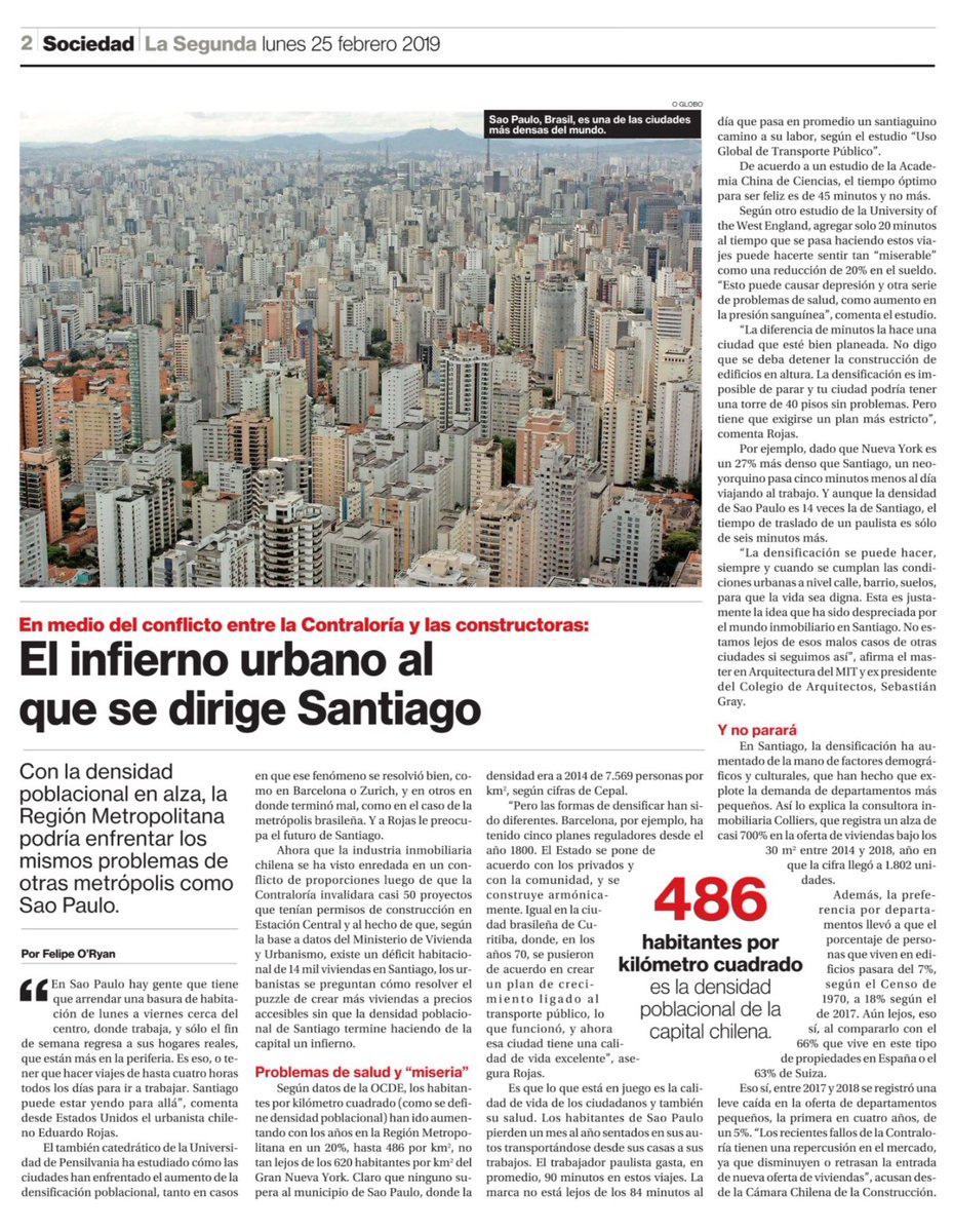 No se trata de impedir la densificación (al contrario, es un imperativo), sino que se trata de densificar al mismo tiempo que se mejora sustancialmente la calidad del espacio público y de la vida de los barrios afectados. Eso es lo que NO ha ocurrido con los “guetos verticales”: