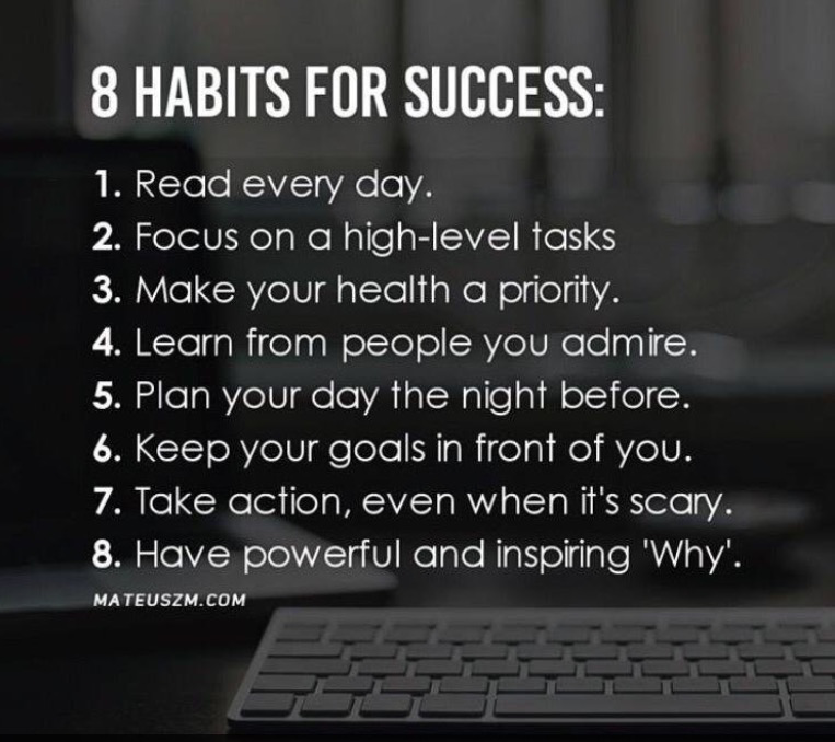 ExactifyIT's tweet image. #TipTuesday 8 Habits for Success! #exactifyit #buildmypractice