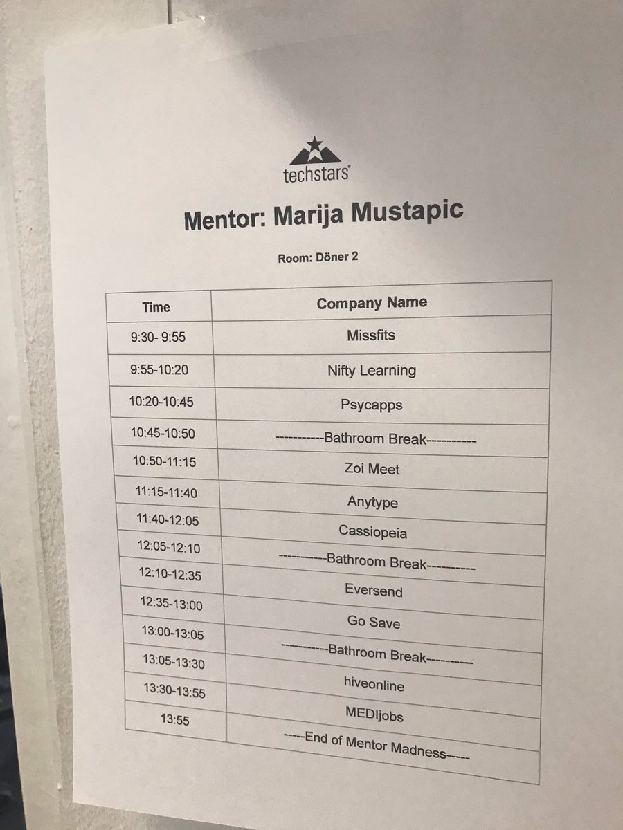 mstpc_m's tweet image. Great day mentoring #Techstars Berlin&apos;s new cohort of startups. Applause to @jagsingh - eight of 10 teams have female cofounders! 🙌 seven of the CEOs are women #womenintech