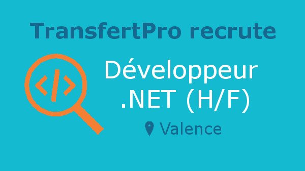 TransfertPro26's tweet photo. Nous recrutons un développeur C# pour renforcer notre équipe R&amp;D
https://t.co/tScsSWHubu https://t.co/MJO6keaaXr
