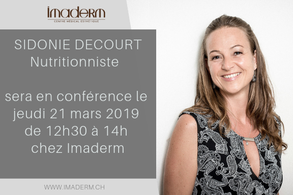 CentreImaderm's tweet photo. CONFÉRENCE | Notre nutritionniste Sidonie Decourt, agréée ASCA, vous attend le jeudi 21 mars de 12h30 à 14h pour une conférence sur le thème de la #nutrition. Participation: CHF 50.-. Lieu: #Imaderm, Florissant 1, 1206 #Genève. Inscriptions au 0223474000 https://t.co/FurLvrpKM4 https://t.co/xXCsTbQQK5