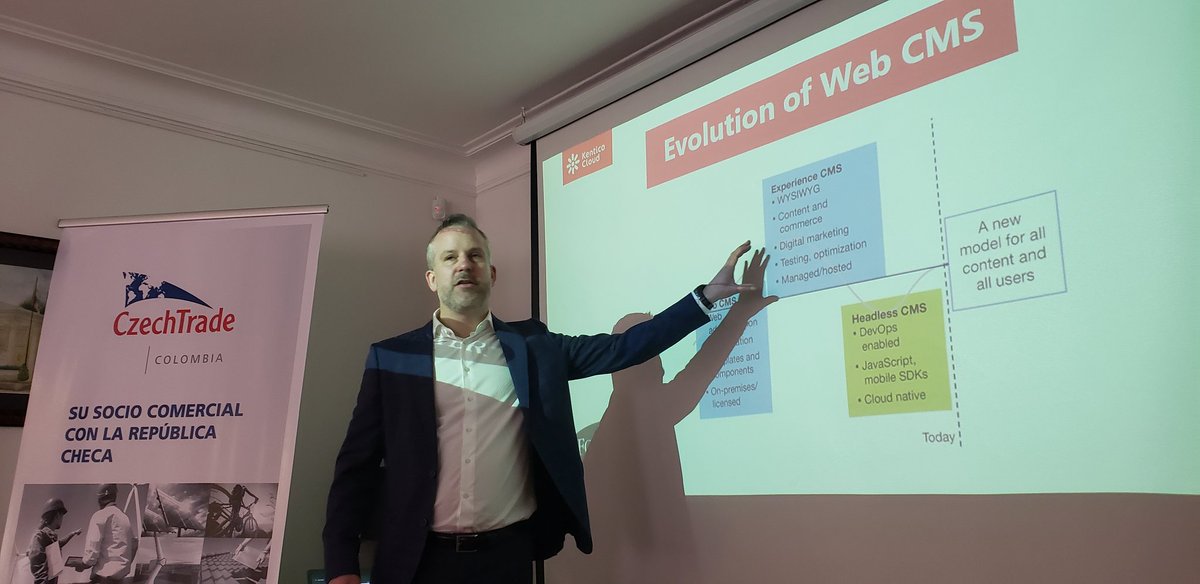 mescallo's tweet photo. Kentico day en Bogotá @euphorianet and @Kentico  presentando Kentico 12 MVC a Clientes y partners en Bogotá https://t.co/vkNG5tixFH