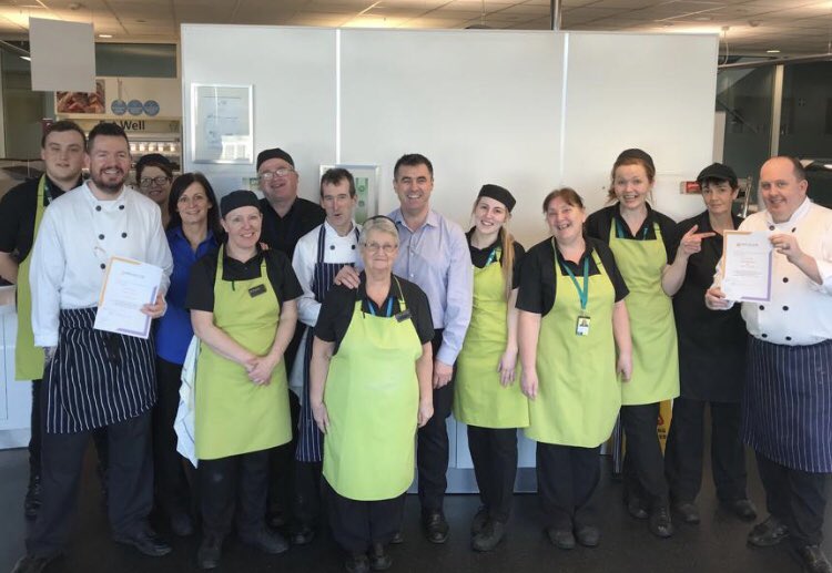 FStoreys's tweet image. Team Prestwick with their 2019 Certificate of Excellence with an unblemished audit score of 100% from Navitas 😃👍🏻 #prestwick #excellence #winners #safetyisserious #baxterstorey #rare #oneinamillion #oneteam #welovethisbusiness @Davidmc50251584 @BaxterStorey @lynnywinny_lynn