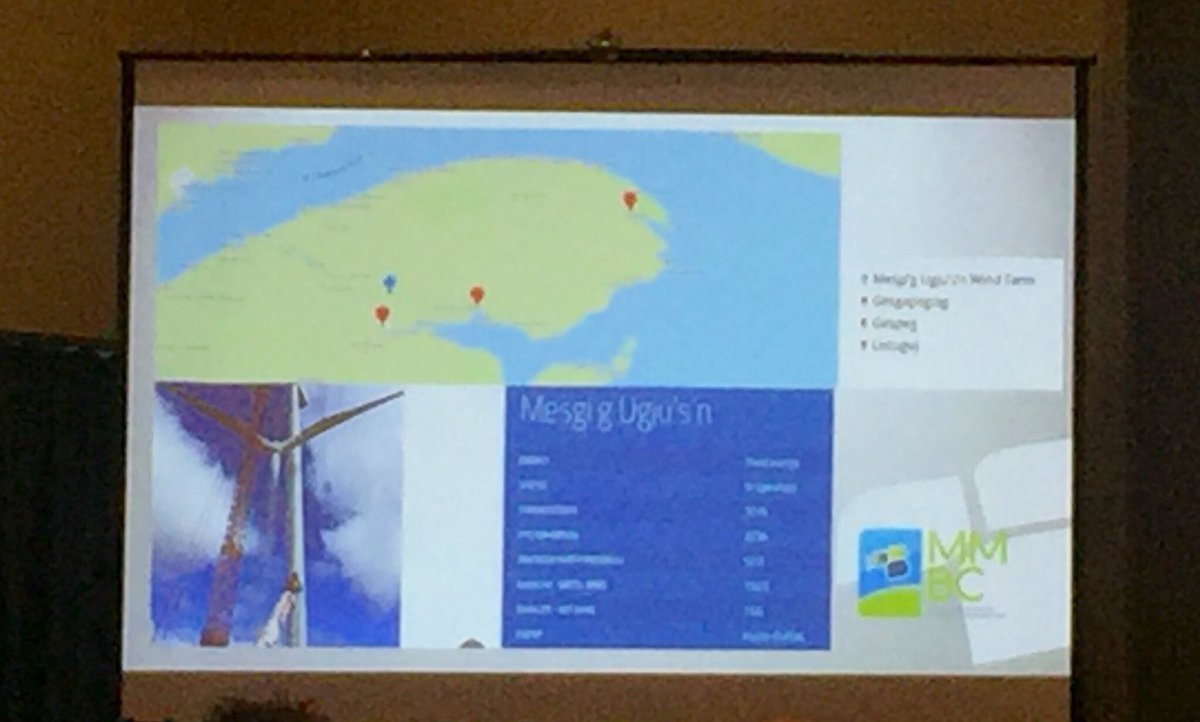 StephenJWT's tweet photo. Incredible. 

The Mesgi’g Ugju’s’n 150MW #wind project in Gaspésie: 

- Began as 24MW, negotiated up to 150MW
- 850 jobs in Gaspésie
- 110 jobs for Mi’kmaq people
- $200M+ in benefits to Mi’kmaq communities over 20 yrs
- powers 30,000+ homes

#renewableenergy #greenjobs #apcfnc https://t.co/RSW0qeXQh0