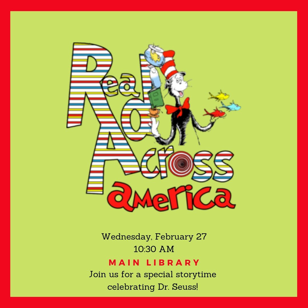 Our #ReadAcrossAmerica celebration is tomorrow! Hope to see lots of our #roanoke friends there! #glreading
