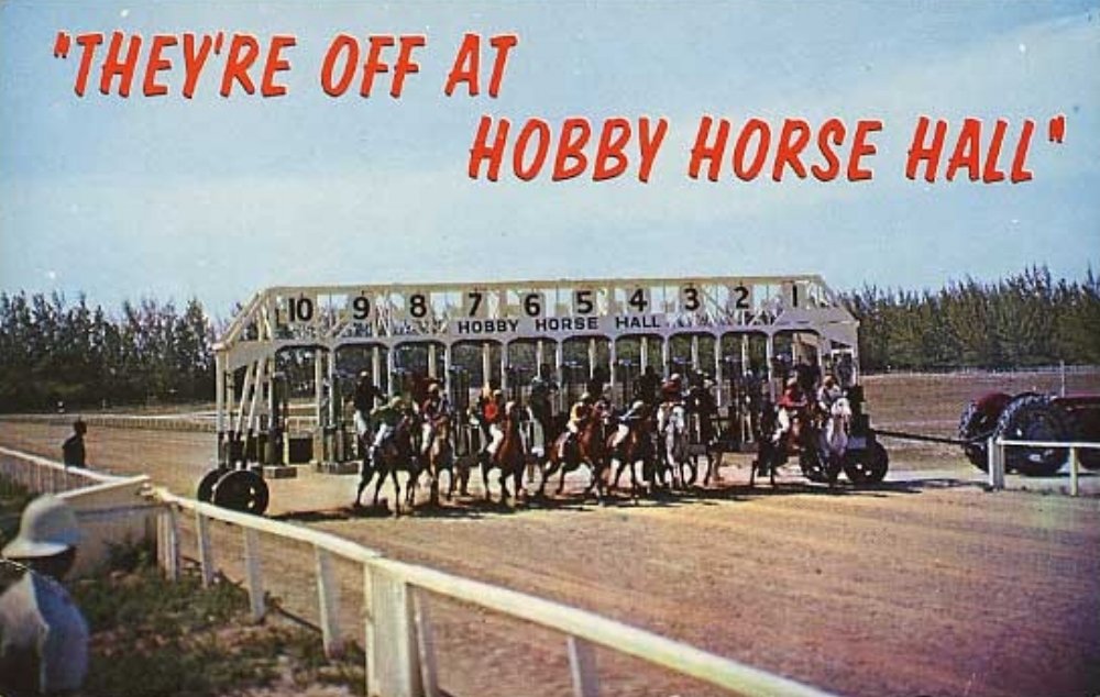 The good old days at Hobby Horse Hall Race Track. caciqueinternational.com/blog/2018/06/1… #OldBahamas #OldSchool #DiscoverCacique #Revisit