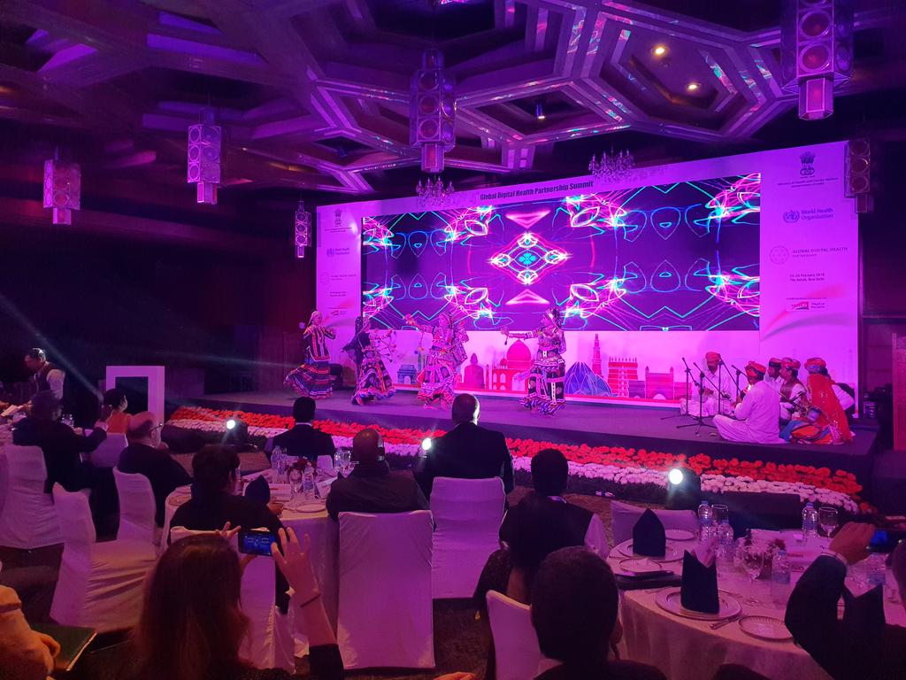 Closing the Fourth Global #Digitalhealth Partnership Summit, India with a cultural performance. Thank you to <a href="/MoHFW_INDIA/">Ministry of Health</a> for hosting the summit.