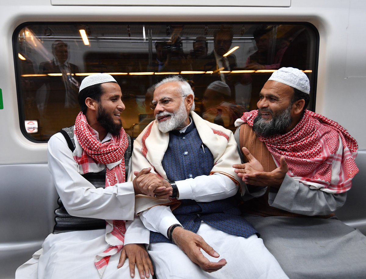 Travelled to the ISKCON temple and back via the Delhi Metro. 

Had delightful interactions with fellow passengers.