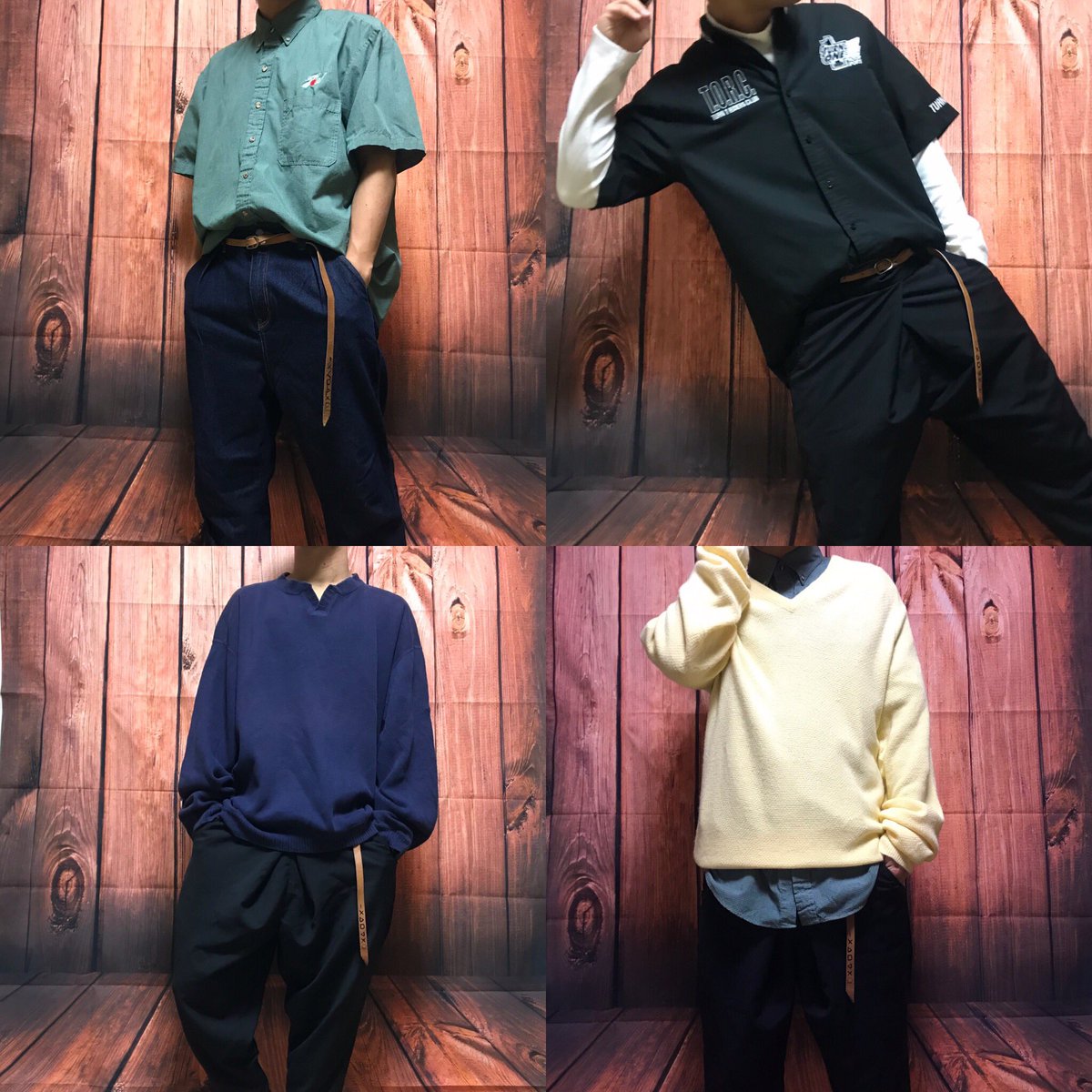 furugiyaramb0's tweet photo. 🎁オープン記念プレゼント🎁
【3/1オープンです！】
���べるシャツ&amp;ニット‼︎

【応募方法】
@furugiyaramb0 をフォロー＆RT

【締切】3月17日

【当選者】
〜1000RT→ シャツ 1名
1000RT〜→ニット 1名

✳︎ 画像の4着のシャツ（〜1000RT）、2着のニット（1000RT〜）からお一つお選びいただけます。 https://t.co/ZEHtn1zkYX