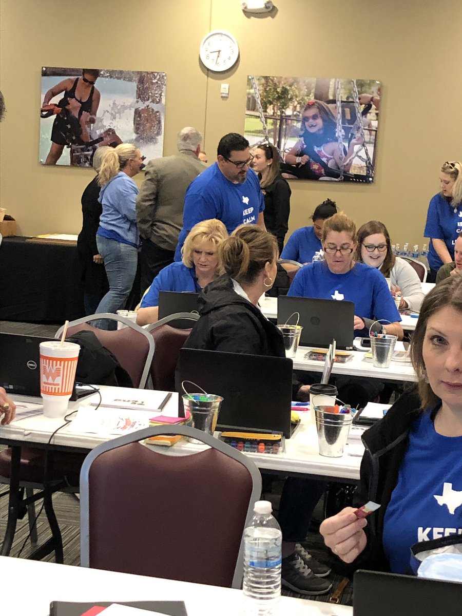 clwilkens's tweet photo. Getting started with the #ESCLiaisons to write curriculum for Morgan’s Wonderland #txlege #txTues @ESCRegion11 @escregion6 @Region4ESC @Region12 @ESCRegion2 @R10sped https://t.co/MyJZg7zPZ9