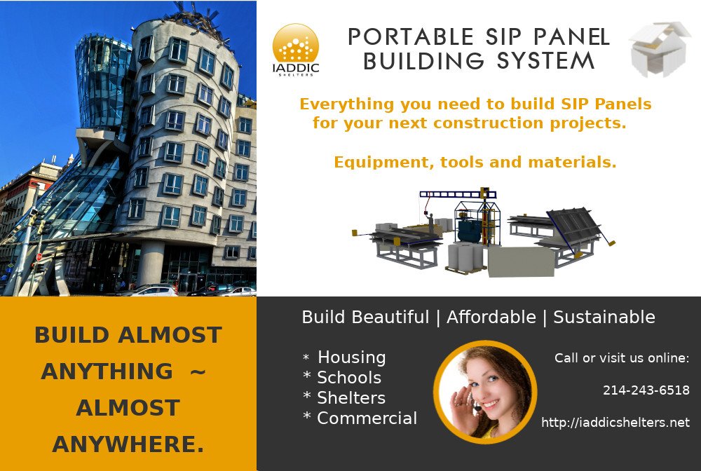 SIP_Panels's tweet photo. Build #affordable #housing using #SIPpanels you produce!  Stop overspending for your SIP's.  Made for #contractors looking to offer a better solution at a reasonable price.  

Especially good for international work

#construction #equipment #international

https://t.co/u9ztd4ShGm https://t.co/UwYVnNHdsg