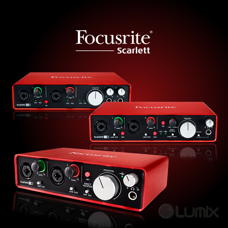 lumixpro's tweet photo. Focusrite Scarlett - A interface de Áudio USB mais vendida do mundo! O melhor som, a velocidade mais rápida e a experiência mais fácil.

Garanta a sua com 12%OFF no boleto: https://t.co/AuYybqFDJk

#focusritescarlett #focusrite #interface https://t.co/lWgvn2bSfY