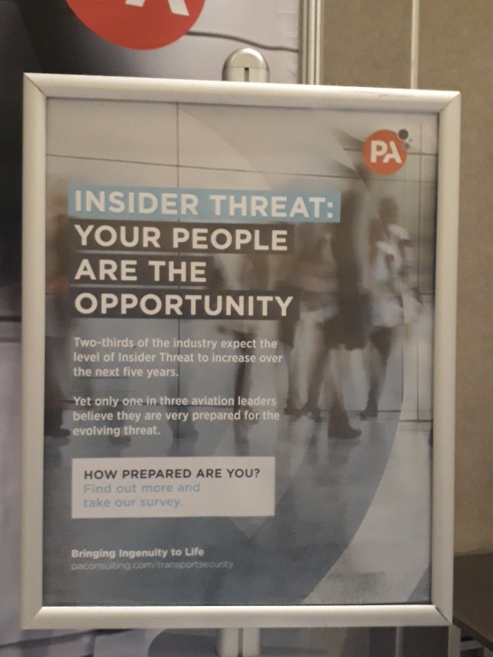 RoseeRichardson's tweet photo. Today @PA_Consulting is in Miami to talk about enablers and disrupters in #aviation #security. Tomorrow we'll be discussing Insider Threat. Visit our stand to find out more! @IATA #AVSECWLD. https://t.co/OWUVqyo4vM