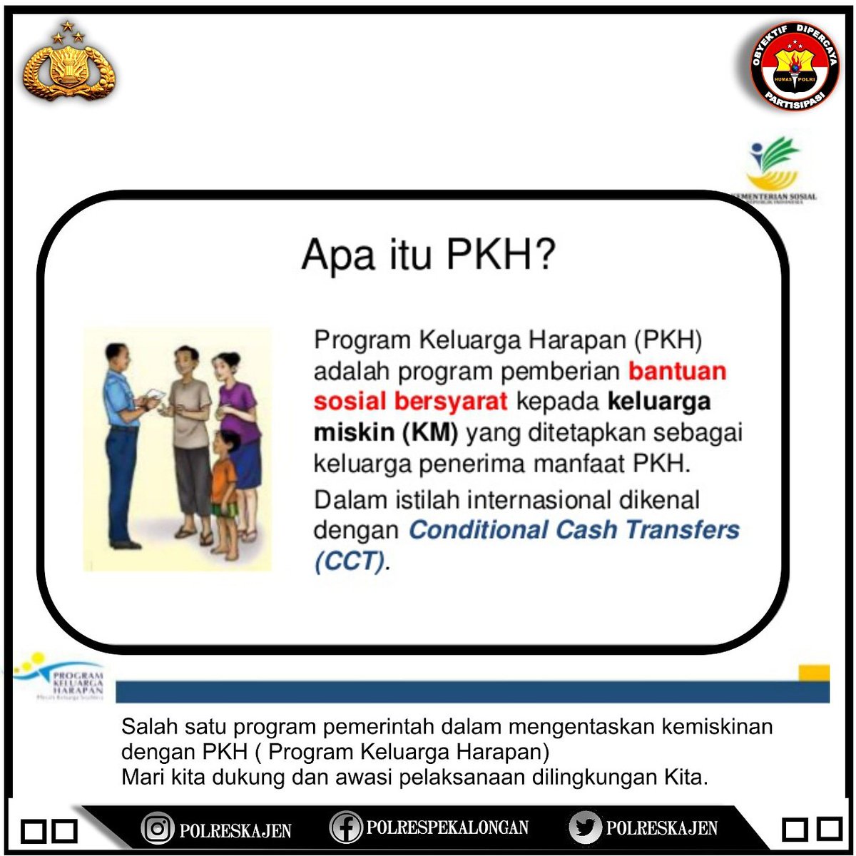 PKarangdadap's tweet photo. Salah satu program pemerintah dalam mengentaskan kemiskinan dengan PKH ( Program Keluarga Harapan).
Mari kita dukung dan awasi pelaksanaan dilingkungan Kita.
#satgasbansos #satgasbansospolrespekalongan #pkh @polreskajen https://t.co/TaFGHQS269