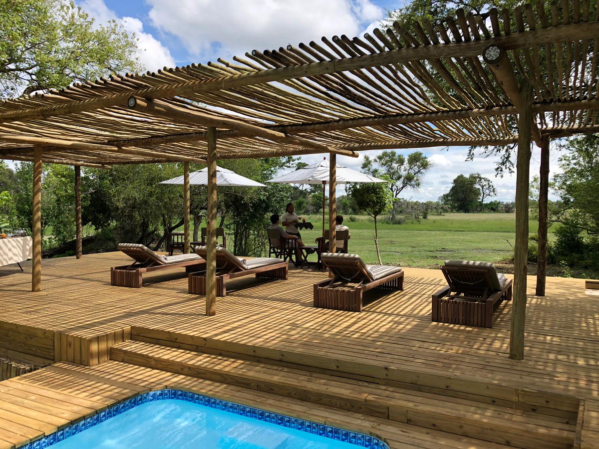 AfricanBushCamp's tweet photo. Our new pool set up at Khwai Bush Camp #LiveInCamp
Plan your Botswana safari including Kwhai Bush Camp here: https://t.co/BdRmEdIr5P
#Khwai #Botswana #Safari https://t.co/p5DrsTQMCt