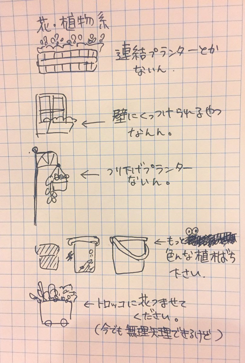 ビルダーズ2に実装されてほしいものたち 壁にくっつける飾りが特にもっとほしい ミリー イラスト 猫のタルトの漫画