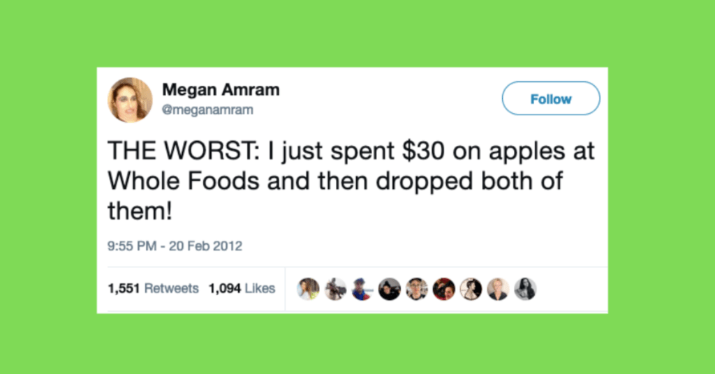 theusposts21's tweet photo. 43 Hilarious Tweets That Sum Up Shopping At Whole Foods https://t.co/QW2GiI1Jrt https://t.co/S5gOPuEudy
