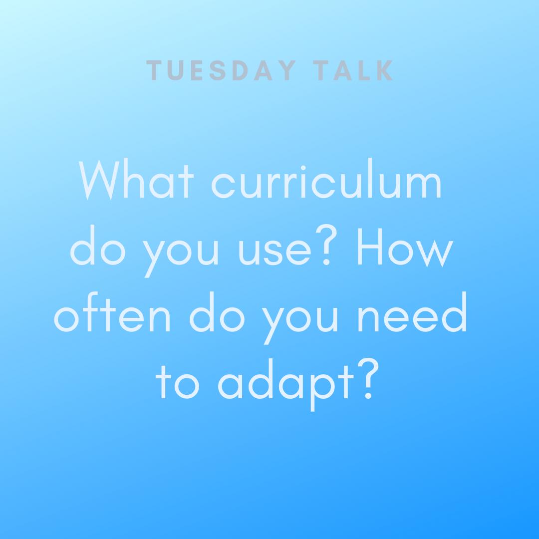 amyvalentine555's tweet image. Let&apos;s talk about curriculum! What has been working for you, and if things are not working, how can you change? #TuesdayTalk #CurriculumChanges