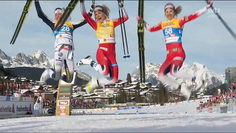 TheSheep1958's tweet photo. Junioren #FridaKarlsson tar bragdartat VM-silver :) Bara #Johaug var snabbare! #HejaNorgeSverige
#VMSeefeld https://t.co/754RGgmzlU