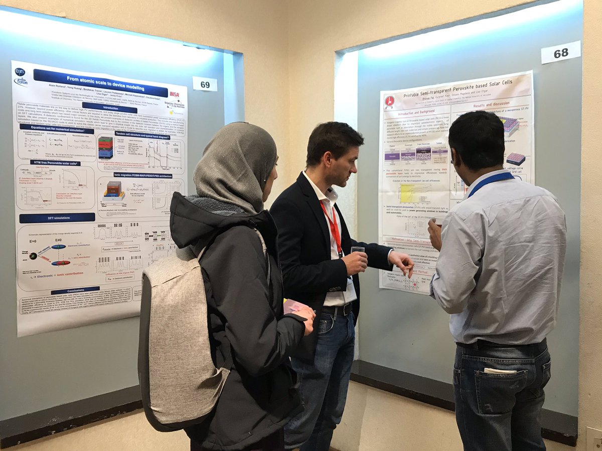 nanoGe_Conf's tweet photo. #NIPHO19 Joining Poster session with interesting developments. Tomorrow poster prize will be announced! #perovskite #solarcell #photonic #optoelectronic https://t.co/0Xc5SRuIxN