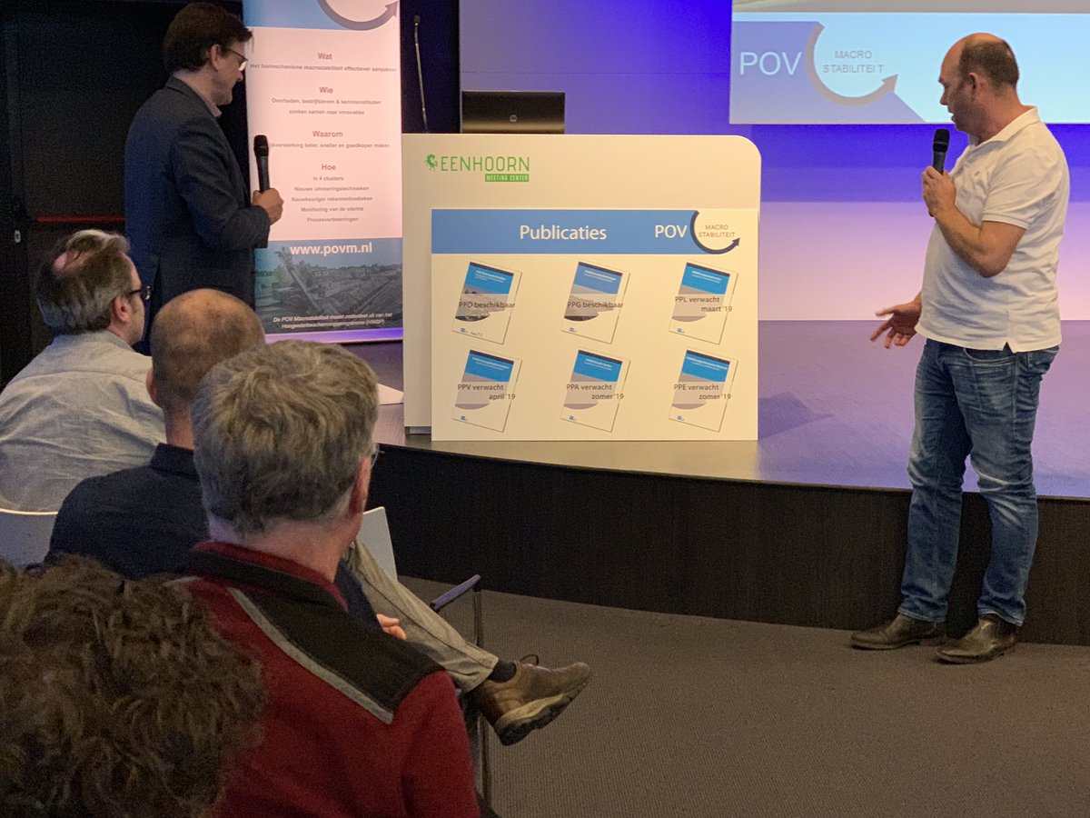 Erik Wagener #hwbp en <a href="/MartinTJS/">Martin Schepers</a> sluiten een geslaagde #vakdag Langsconstructies en Vernagelingstechnieken af #dijkwerkers #kennisdelen