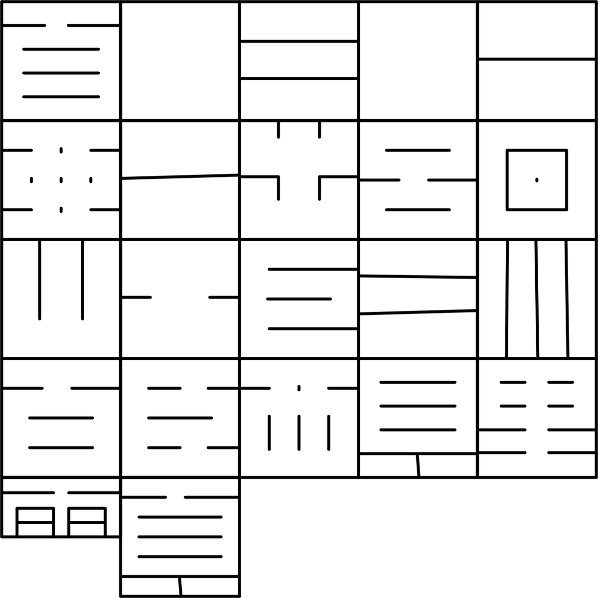 くろごま これだけでも 上下左右に組み合わせればいろいろな漢字が生成できる 続きは明日以降