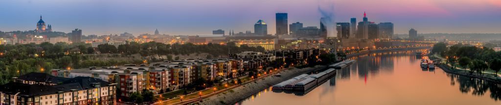 BestPixMN's tweet image. A St. Paul panorama.