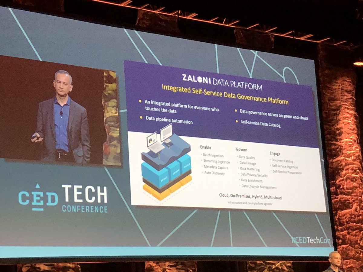 Brooks_Malone_'s tweet photo. Exciting @zaloni update from CEO @benatzaloni big data lake experts #CEDTechCon #SaaS https://t.co/LDuVadVWfS