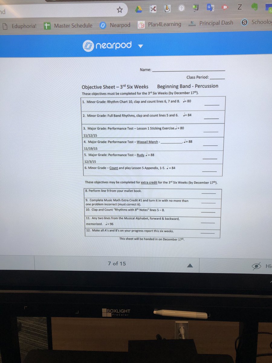 sjeducator's tweet photo. #TuneUpTuesday #cainPPL loved sharing quality learning time with Cardi C in DeBords TuneUpTuesday! Objective sheets...great idea💡 https://t.co/d8MjSC5hE6