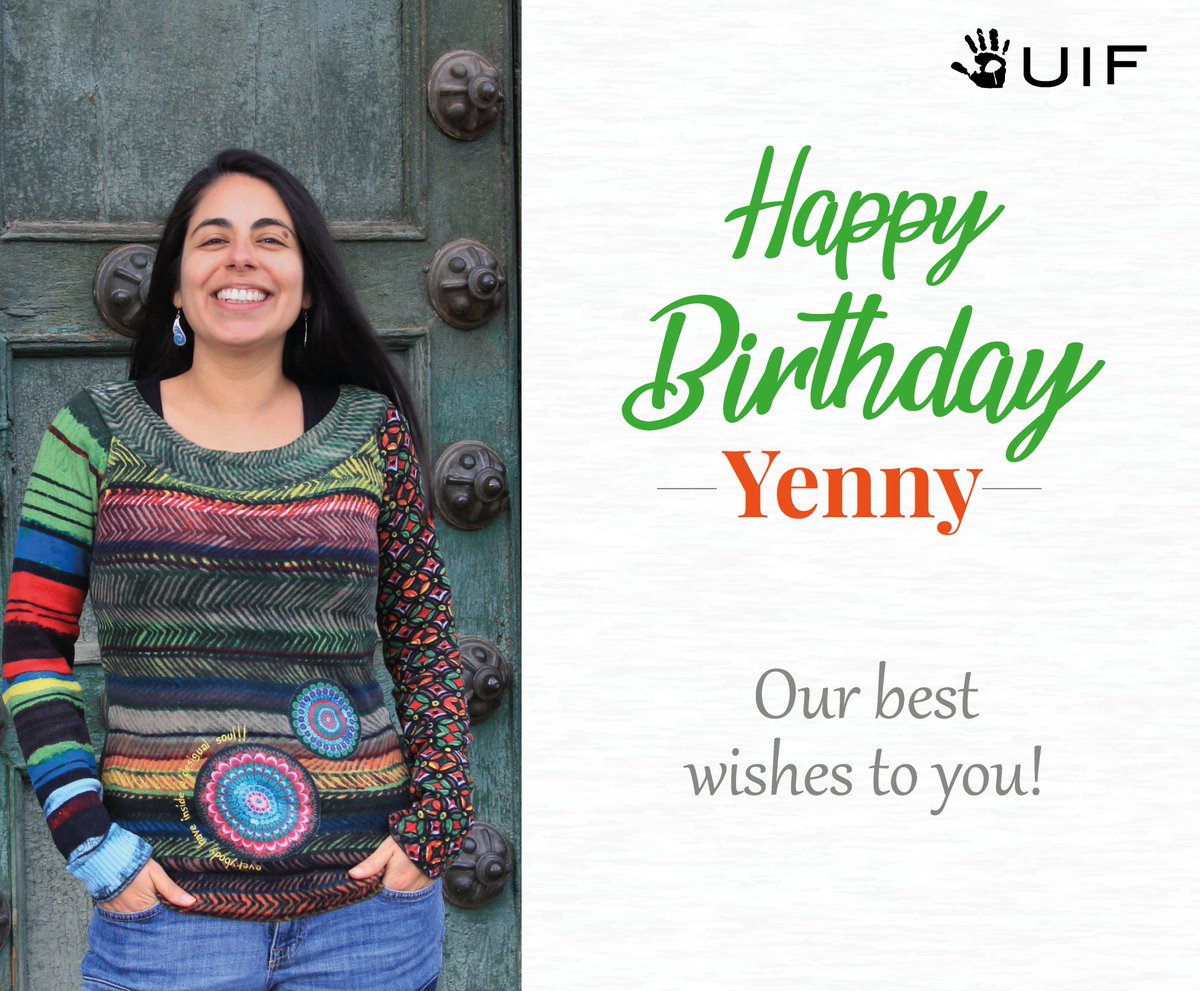 umbrellainit's tweet photo. Happy Birthday Yenny Delgado, Co-founder of Umbrella Initiatives Foundation. Send her a message for her birthday! https://t.co/Fbt0zbrEKn