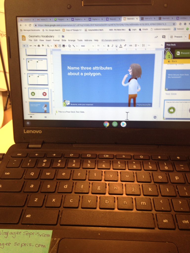 Sheryl24139656's tweet photo. @denisedayneeb Woohoo just submitted #peardeck and #googleforms  and working on #quizizz for #DLDay  #TwitterTuesday                         #bemorewildcat     @NatWilliamsElem @LubbockISD @LubbockDL https://t.co/uLd6NMuoit