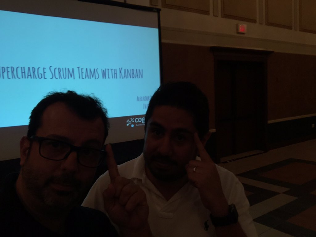 Just finsihed our talk on “Supercharge Scrum Teams with Kanban” #LeanAgileUs19 with <a href="/alerodriguez26/">Alejandra Rodriguez</a>