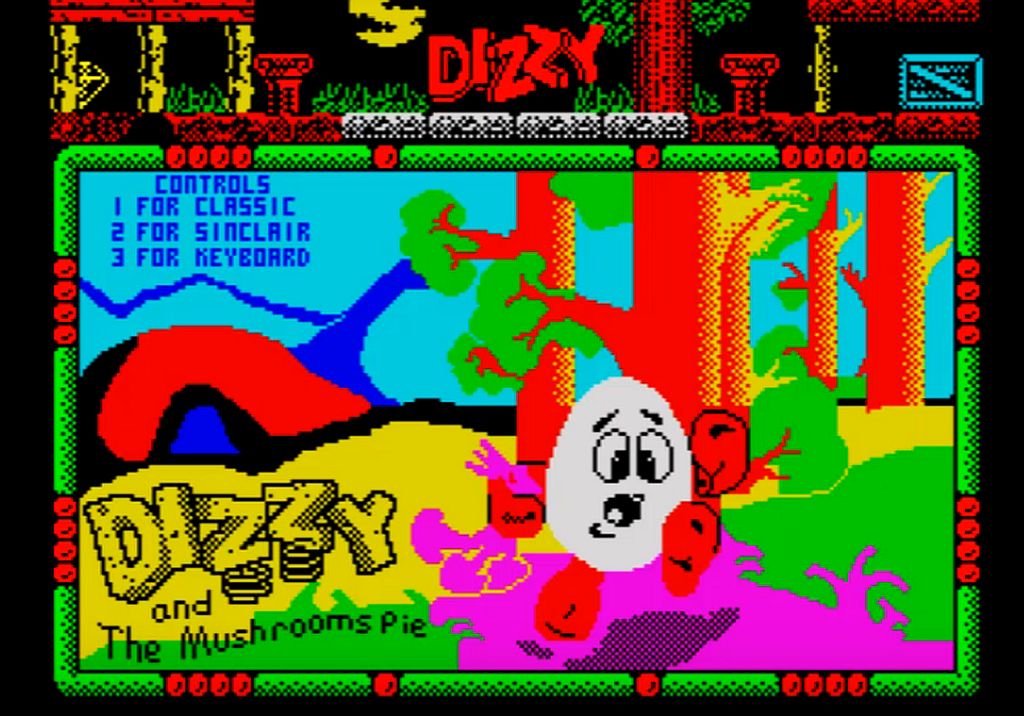 Indie_RetroNEWS's tweet photo. Dizzy and The Mushrooms Pie - A new Dizzy adventure for ZX Spectrum DivMMC and emulators! https://t.co/S67zKu8Qu9 #retrogaming #gaming #games #zxspectrum #gamedev #homebrew #gamersunite https://t.co/MvaSOSpZOn