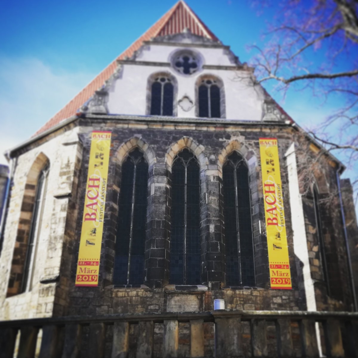 Die #Bachkirche in @Arnstadt hat sich äußerlich schonmal auf unser #Bachfestival vorbereitet. 😍

Alle Infos: bach-festival.de 

#jsb #3jsb #Musik #Klassik #Konzert #concert #picoftheday #fotodestages #Bach #Festival #Johann #Sebastian #kirche #church #Bachchurch