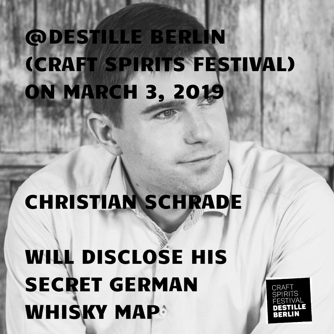 DestilleBerlin's tweet photo. YOU HEARD ABOUT GERMAN WHISKIES, BUT HOW TO FIND OUT WHERE THEY ARE, WHICH ONES ARE THE BEST? COME ON SUNDAY 3RD OF MARCH AT 15.00 (3PM) ON THE LECTURE STAGE. CHRISTIAN SCHRADE FROM IDEA DISTILLER WILL PAINT THE LANDSCAPE OF GERMAN WISHKIES FOR YOU. https://t.co/lGjvW47Yi2