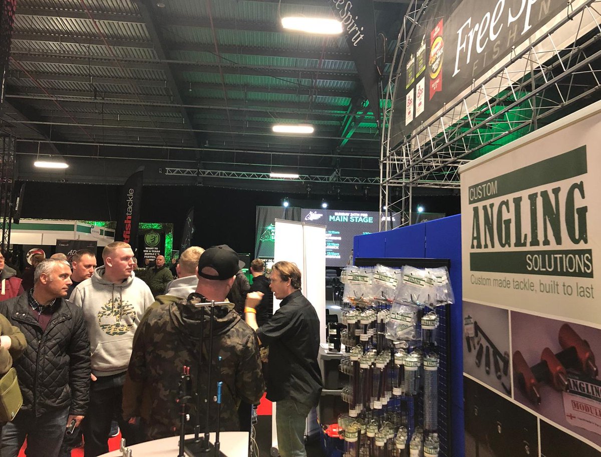 CustomAngling's tweet image. A busy northern angling show. Thanks to everyone who came to see us during the weekend.

#NAS7 #customanglingsolutions #originality
