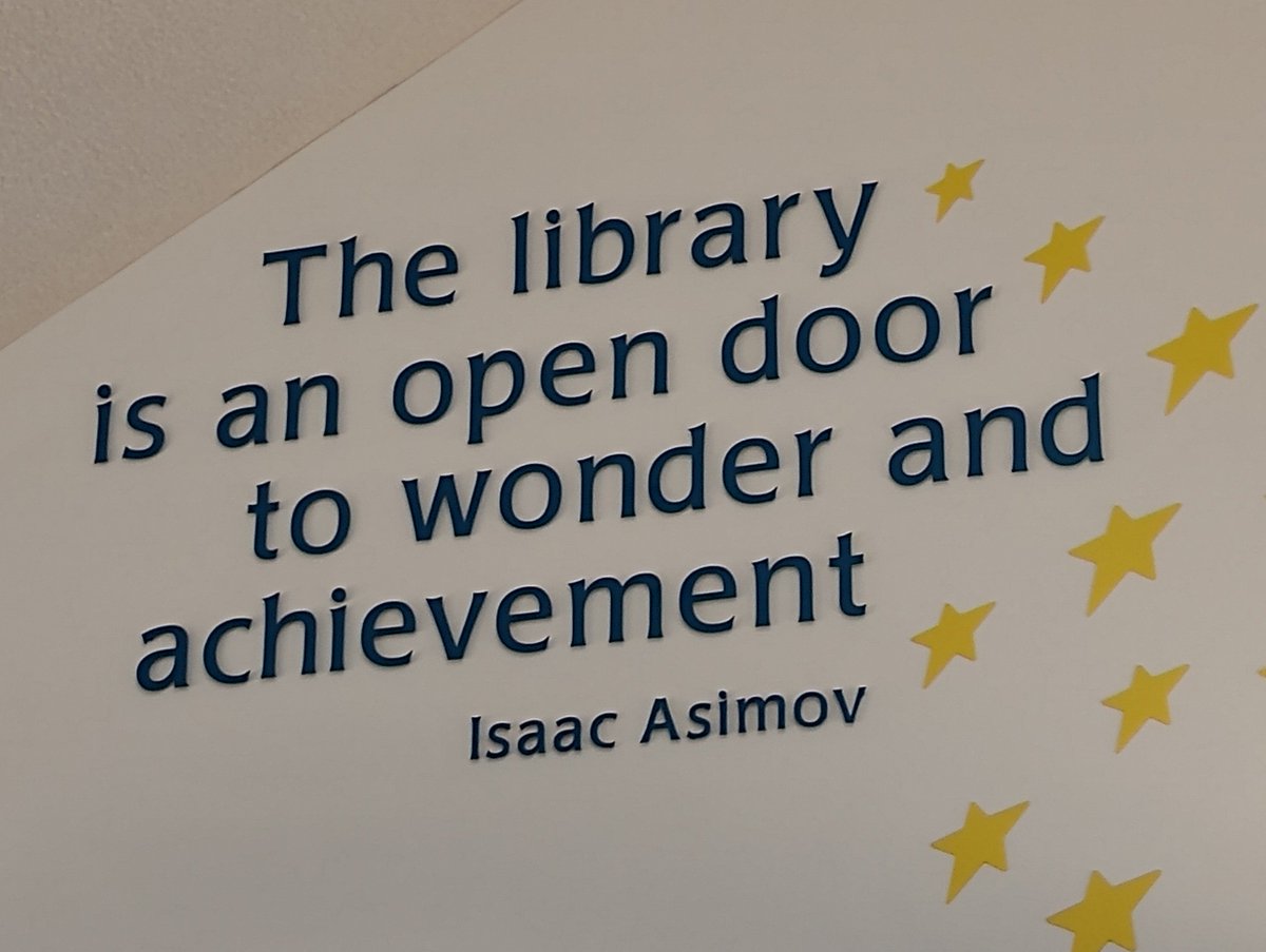 kenklin's tweet photo. This quote from the good Doctor greets me on my first visit to https://t.co/TCjTTs7Fpa.  I still have my "I Robot" that he signed at Jamaica NY public library long ago. https://t.co/MksyvhPNSr