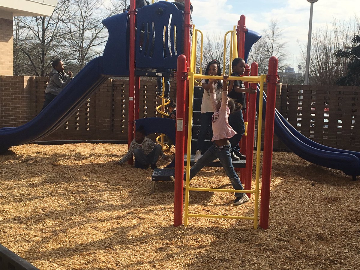 RichWandover's tweet photo. Columbia’s @SalArmyMidlands had a ribbon cutting ceremony for a new playground at the army’s HQ. This provides a safe,fun, place for reading program students and others to use positive energy. Playground donated by @bcbssc and @imgscllc. https://t.co/JzZarwkUdR