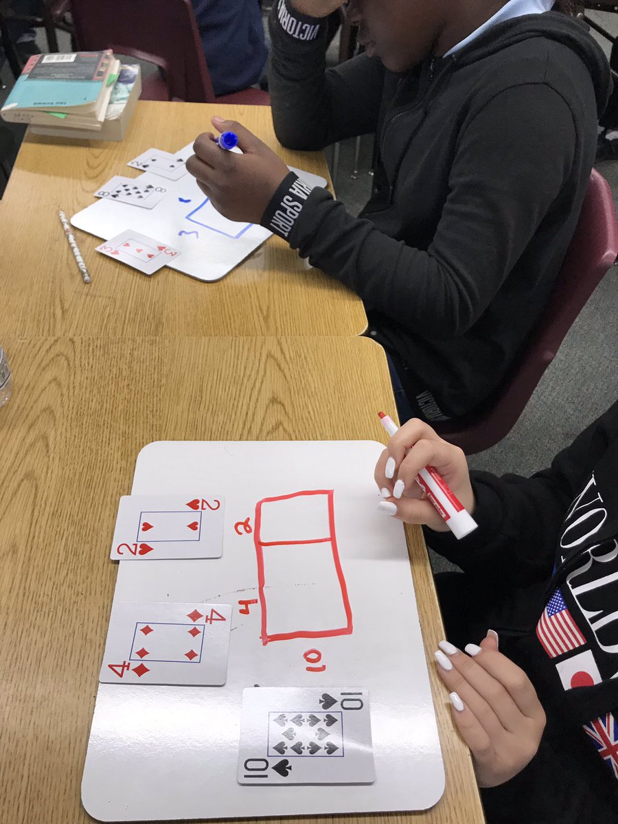 PeatCallie's tweet photo. Demystifying the distributive property with models!! Exploring math is so much fun! #teamBCSD #thornerthunder #mathisfun #bcsdmath https://t.co/OPwZqSHwNF