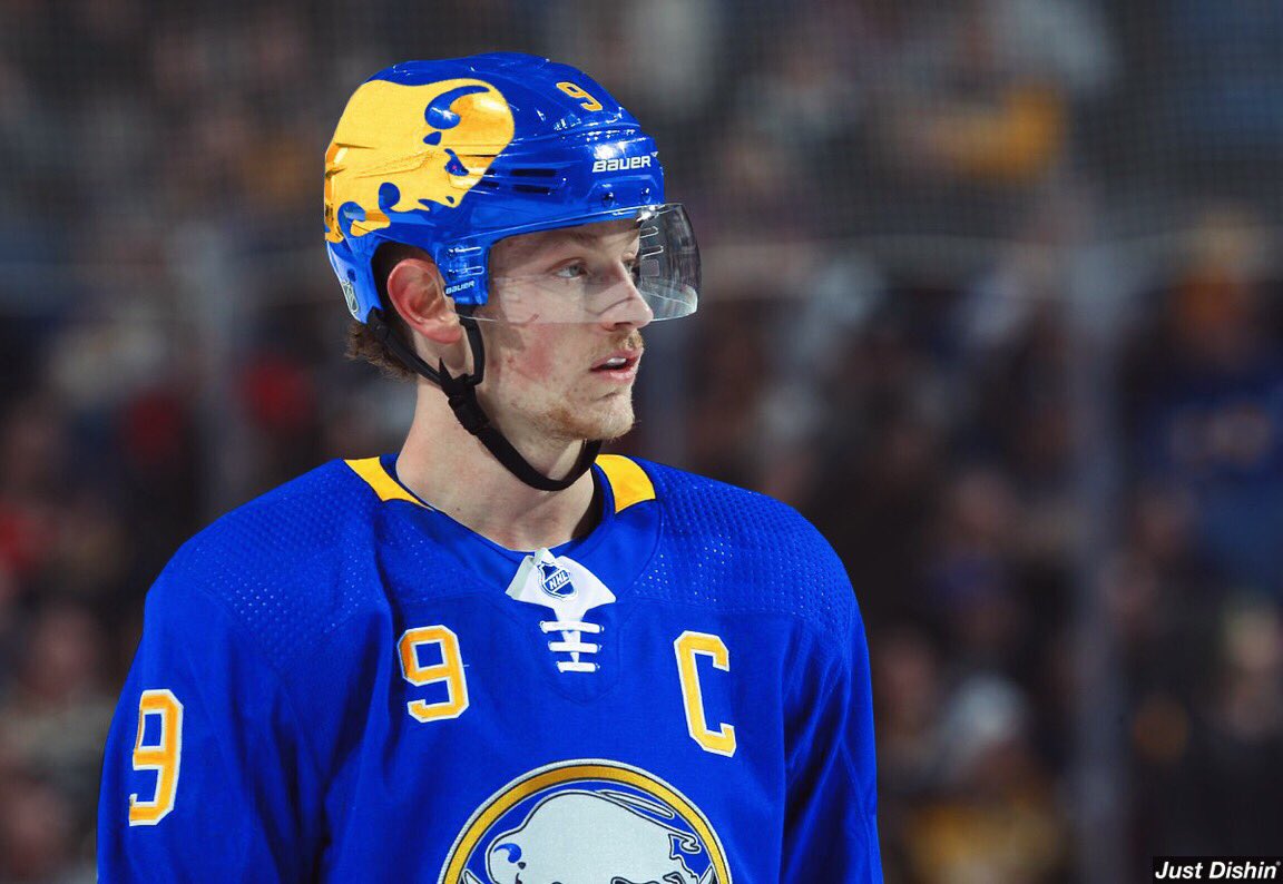 JustDishin's tweet photo. #Sabres helmet concept based on @adidashockey inspiration 🔥 https://t.co/4fjR0mcMgF