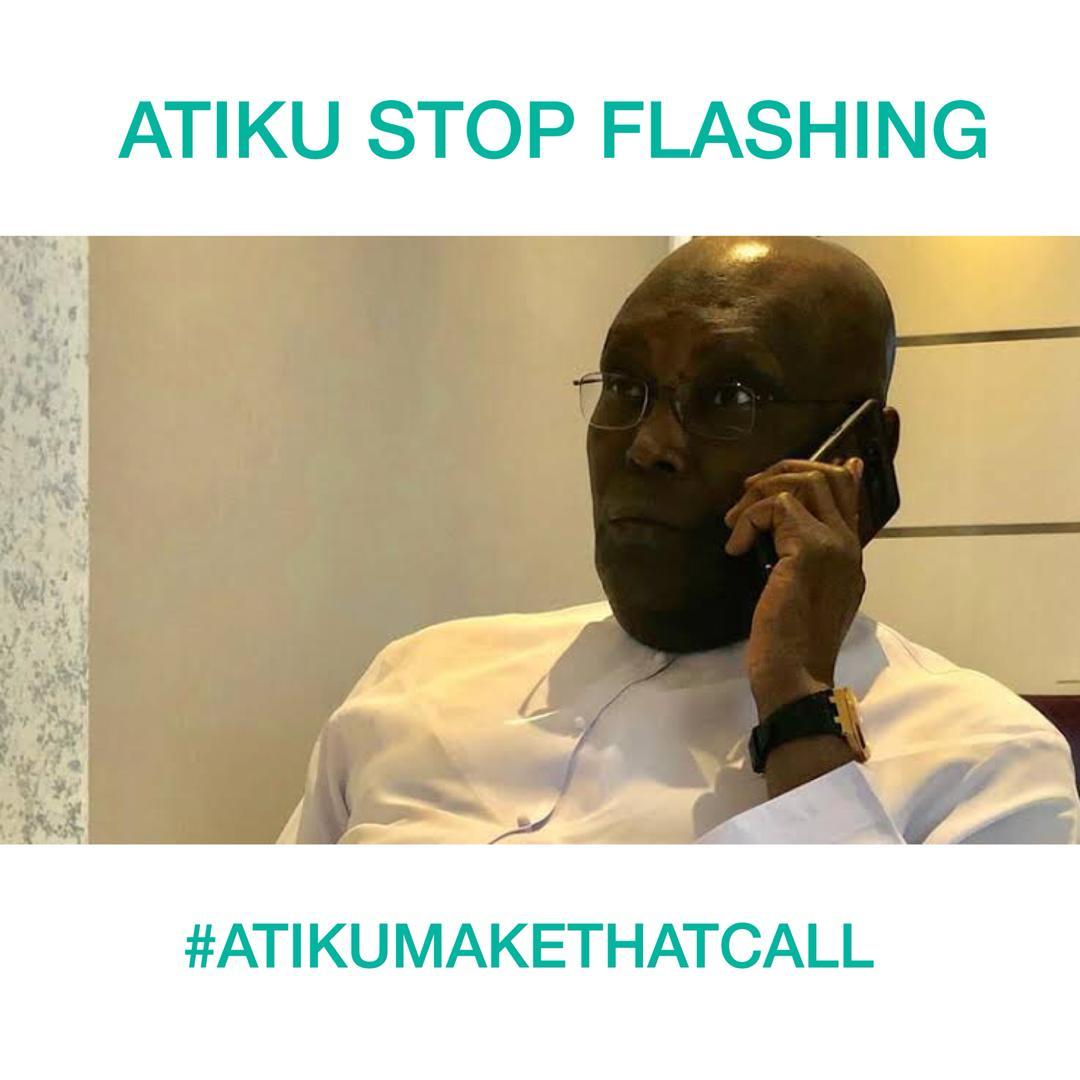 majordreams89's tweet photo. Rise above petty politics to the height of exalted statesmanship sir 

#atikumakethatcall #Atiku #BuhariHasWon https://t.co/RTgKShMxZi