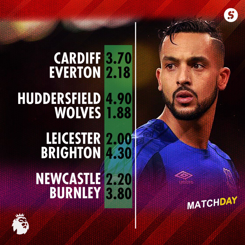 sportybetke's tweet photo. Premier League fixtures for tonight
Get the latest odds and play now 👉 https://t.co/fXwzw39rTR #GetSporty #BetSporty #SportyBetKE #HUDWOL #LEIBHA #CAREVE #NEWBUR https://t.co/jLJ8oFjiHb
